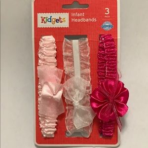 NWT 3 infant headbands